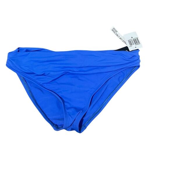 NWT La Blanca Island Goddess Ruched Band Hipster Swim Bottom size 6 - Picture 1 of 4